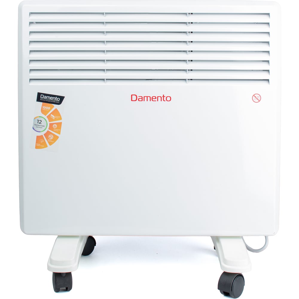 Изображение товара Электрический конвектор Damento CE-1000 мощностью 1000 Вт для обогрева до 15 м²
