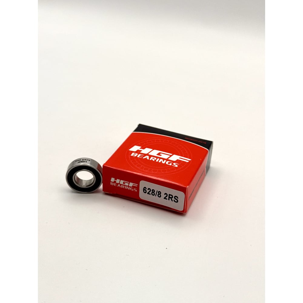 Изображение товара Подшипник HGF 628/8 2RS - шариковый радиальный однорядный, закрытый, 8x16x5 мм