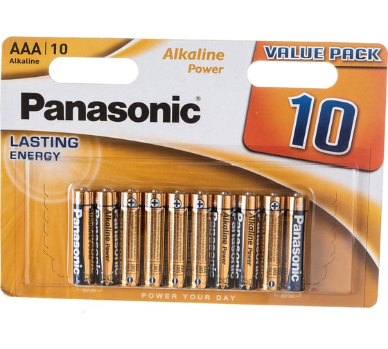 Изображение товара Батарейка Panasonic LR03 Alkaline Power BL10 УТ-00000253