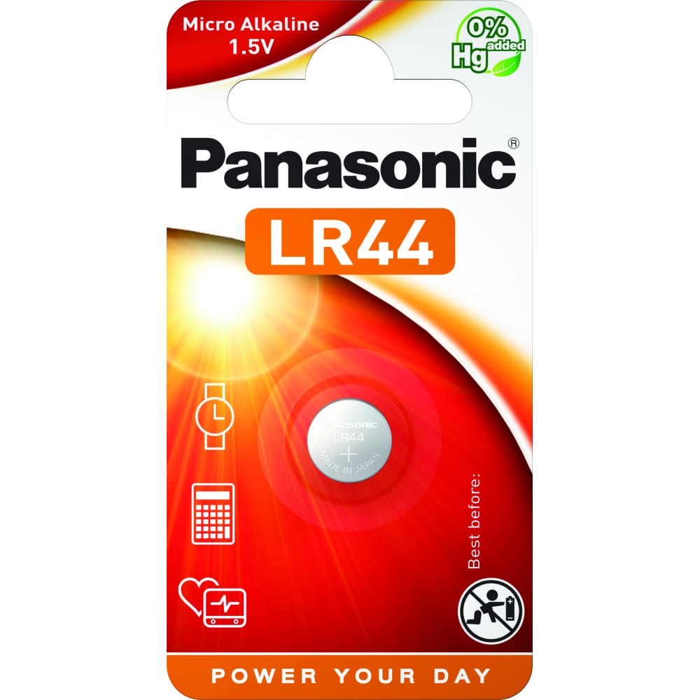 Батарейка Panasonic батарейка марганцево цинковая gp a76fra 2c lr44 10 шт