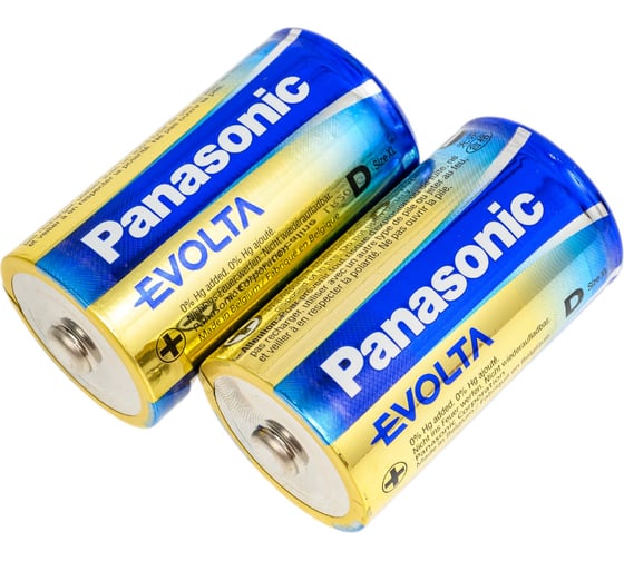 Изображение товара Батарейка Panasonic LR20 EVOLTA BL2 6604