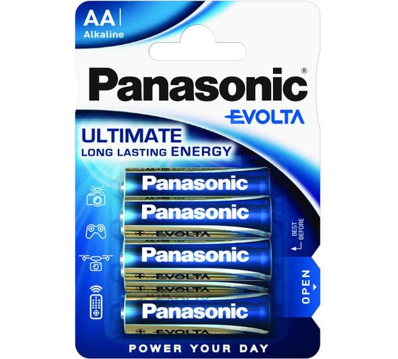 Изображение товара Элементы питания Panasonic LR6 EVOLTA BL6 4+2 6173