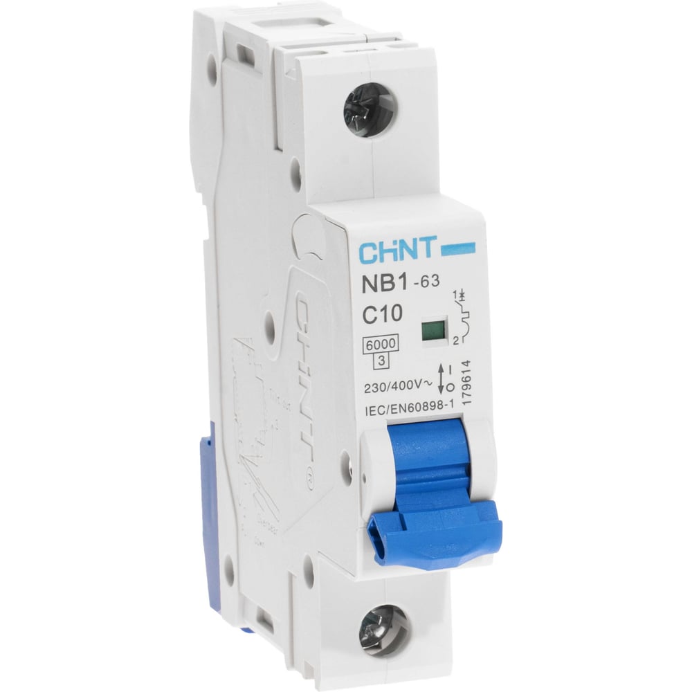 Изображение товара Автоматический выключатель CHINT NB1-63 на DIN-рейку, 10A, 6кА