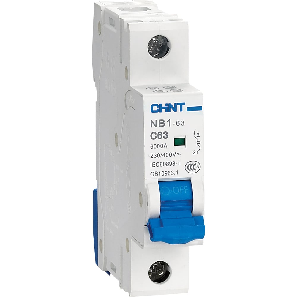 Автоматический выключатель CHINT розетка ac 30 111 с заземл контактом на din рейку r chint 775001