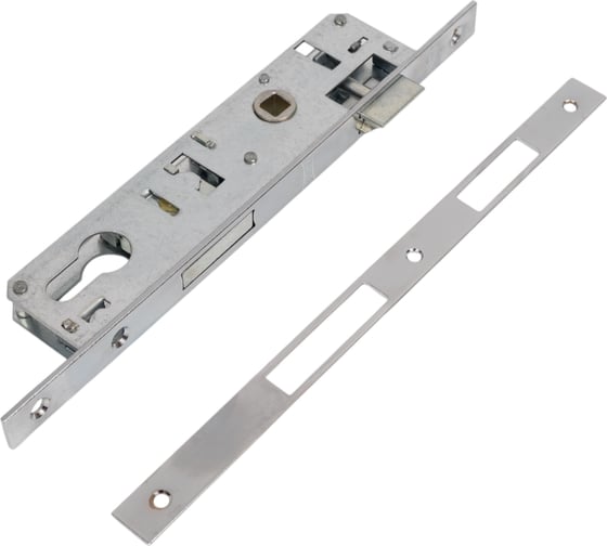 Изображение товара Замок врезной KALE KILIT цилиндровый, узкопрофильный, 153Р, 85BS25, 16CP, SP, DRos, STB (новый арт) 153P2500018