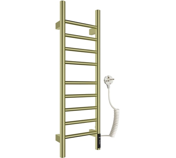 Изображение товара Полотенцесушитель электрический Wonzon & Woghand брашированное золото WW-AL4092-BG