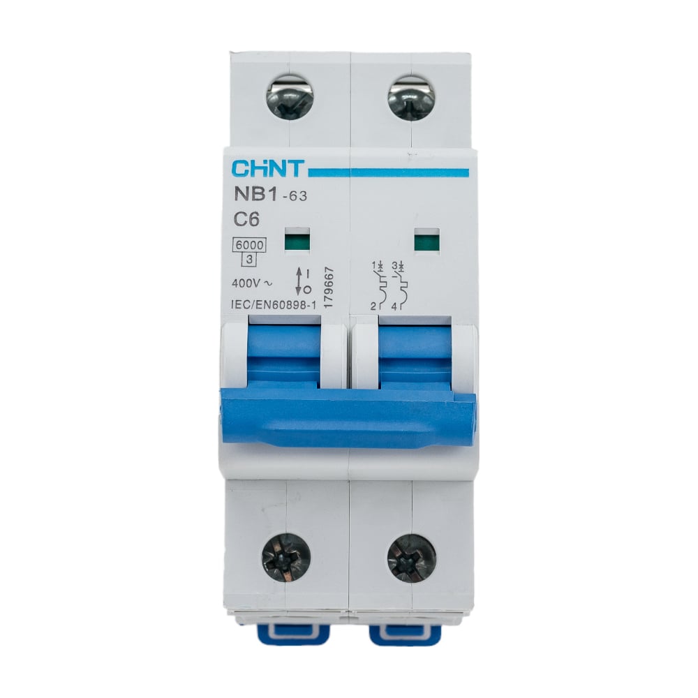 Автоматический выключатель CHINT выключатель автоматический chint nxb 63s 2п с 50 а 4 5 ка