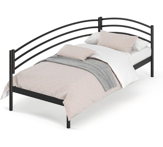 Изображение товара Софа Дивометал Эко 200x90 см, черный, металлическое основание 00-00007641