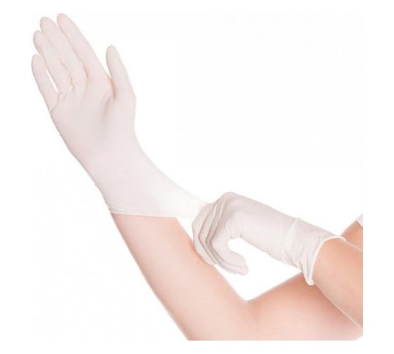 Изображение товара Неопудренные латексные перчатки EcoLat белые, 10 шт./уп., размер XL 12020/XL