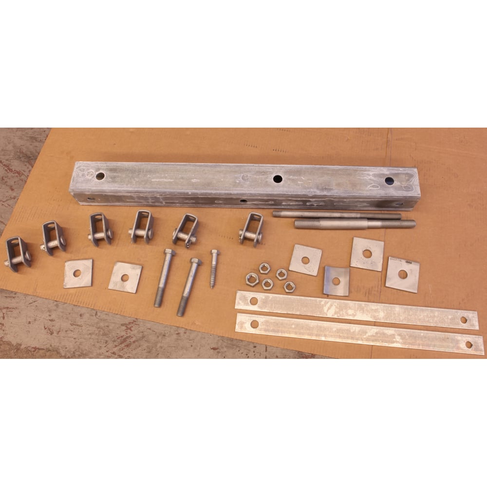 Изображение товара Траверса одноцепная концевая ЭНЕРВИК /ENSTO SH188R для держателя стоек, 20 кВ, A=450 (1 шт.) SH188R-1