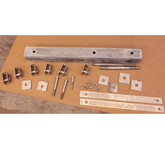 Изображение товара Траверса одноцепная концевая ЭНЕРВИК /ENSTO SH188R для держателя стоек, 20 кВ, A=450 (1 шт.) SH188R-1