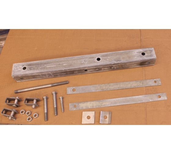 Изображение товара Траверса одноцепная концевая ЭНЕРВИК /ENSTO SH155R для держателя стоек, 20 кВ, A=450 мм (1 шт.) SH155R-1