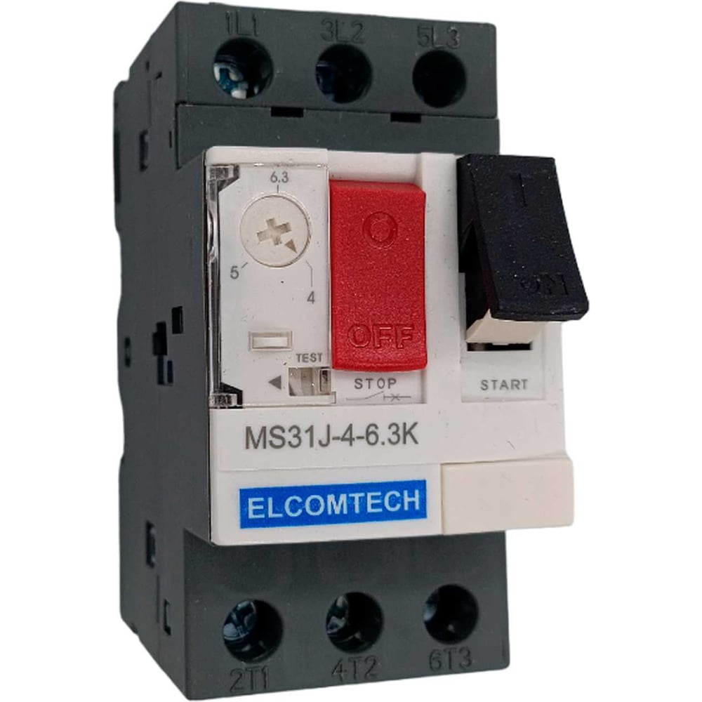 Мотор-автомат ELCOMTECH MS31J-4-6,3K (4-6,3А) УТ-00026534