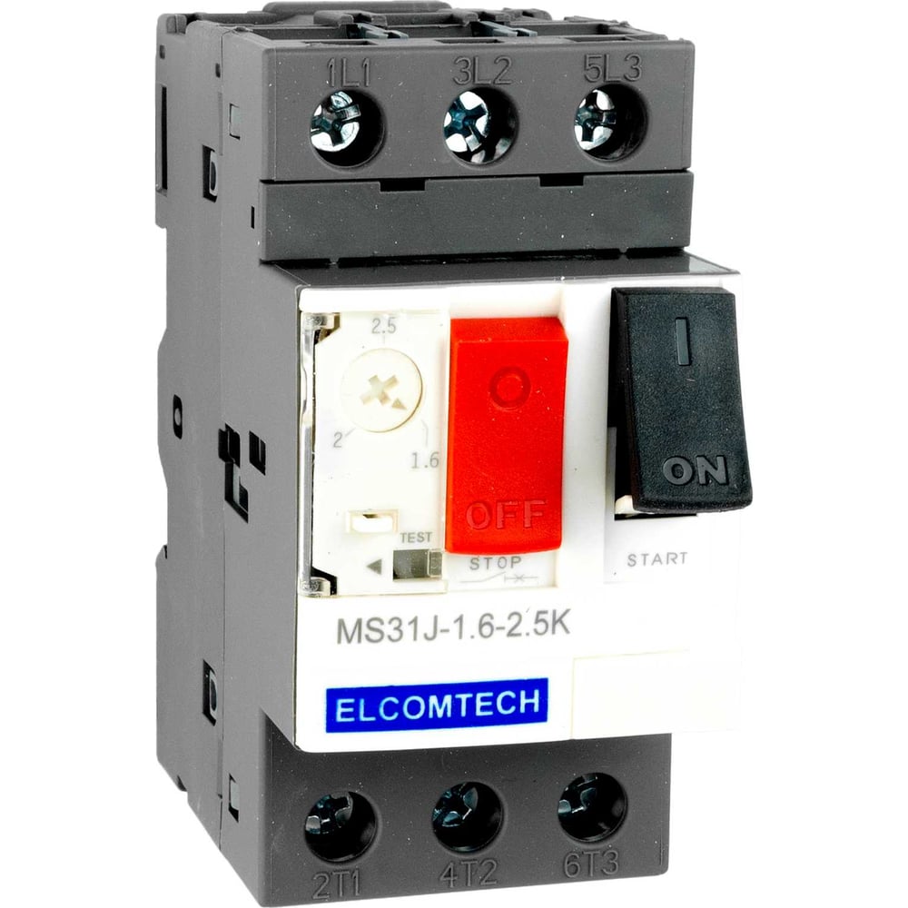 Мотор-автомат ELCOMTECH MS31J-1,6-2,5K (1,6-2,5А) УТ-00026532