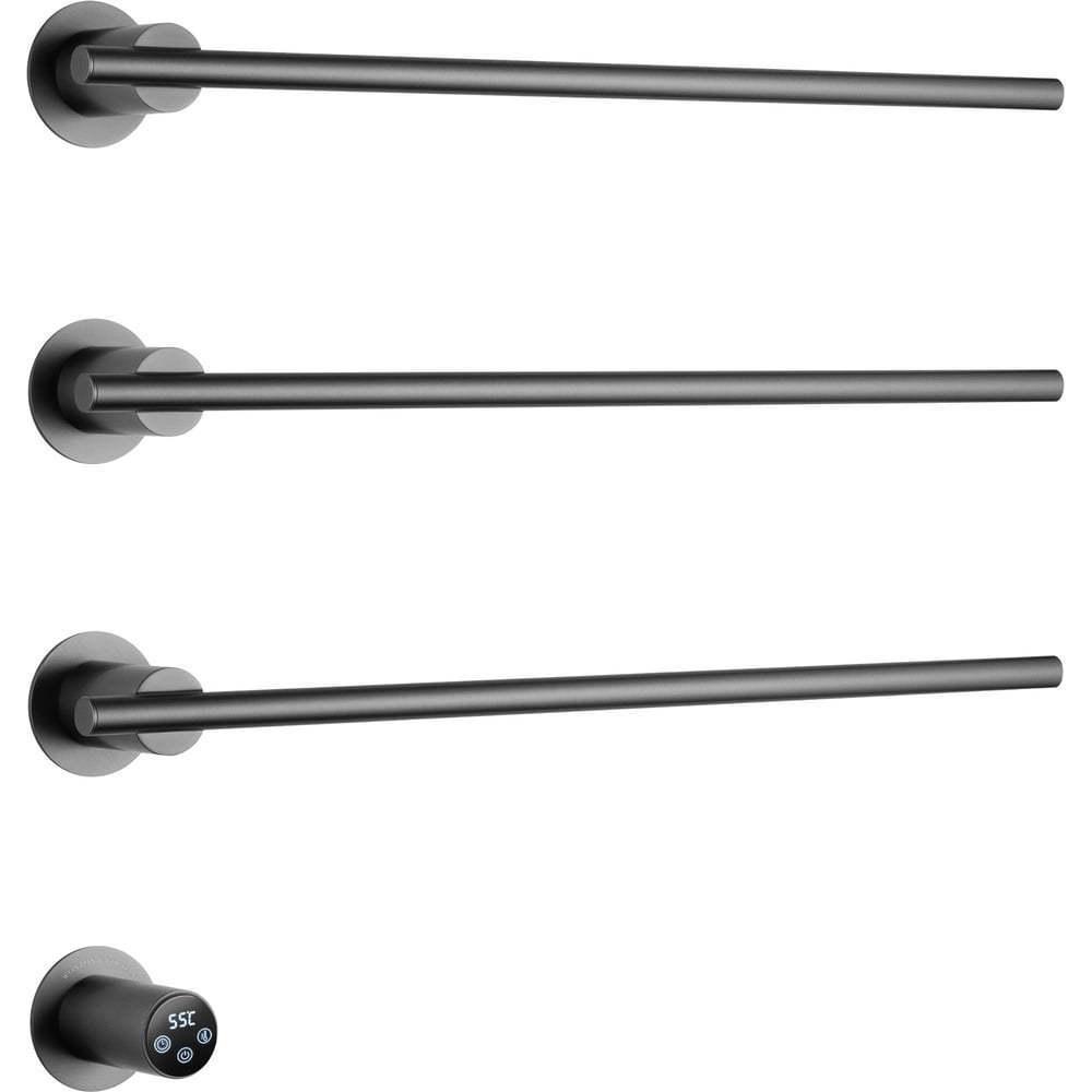 Изображение товара Электрический полотенцесушитель Wonzon & Woghand темный графит WW-A363-GM