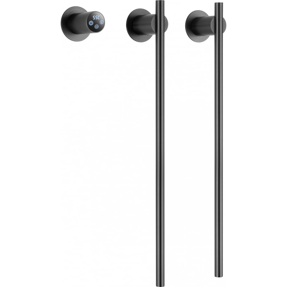 Изображение товара Электрический встраиваемый полотенцесушитель Wonzon & Woghand темный графит WW-A362-GM