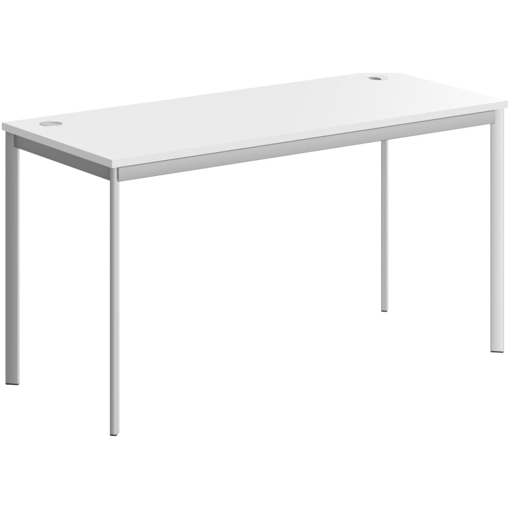 Изображение товара Письменный стол Skyland СП-3.1S белый алюминий 1400x600x755 мм