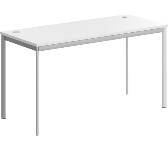 Изображение товара Письменный стол Skyland СП-3.1S белый/алюминий, 1400x600x755 мм IMAGO-S 00-07024012