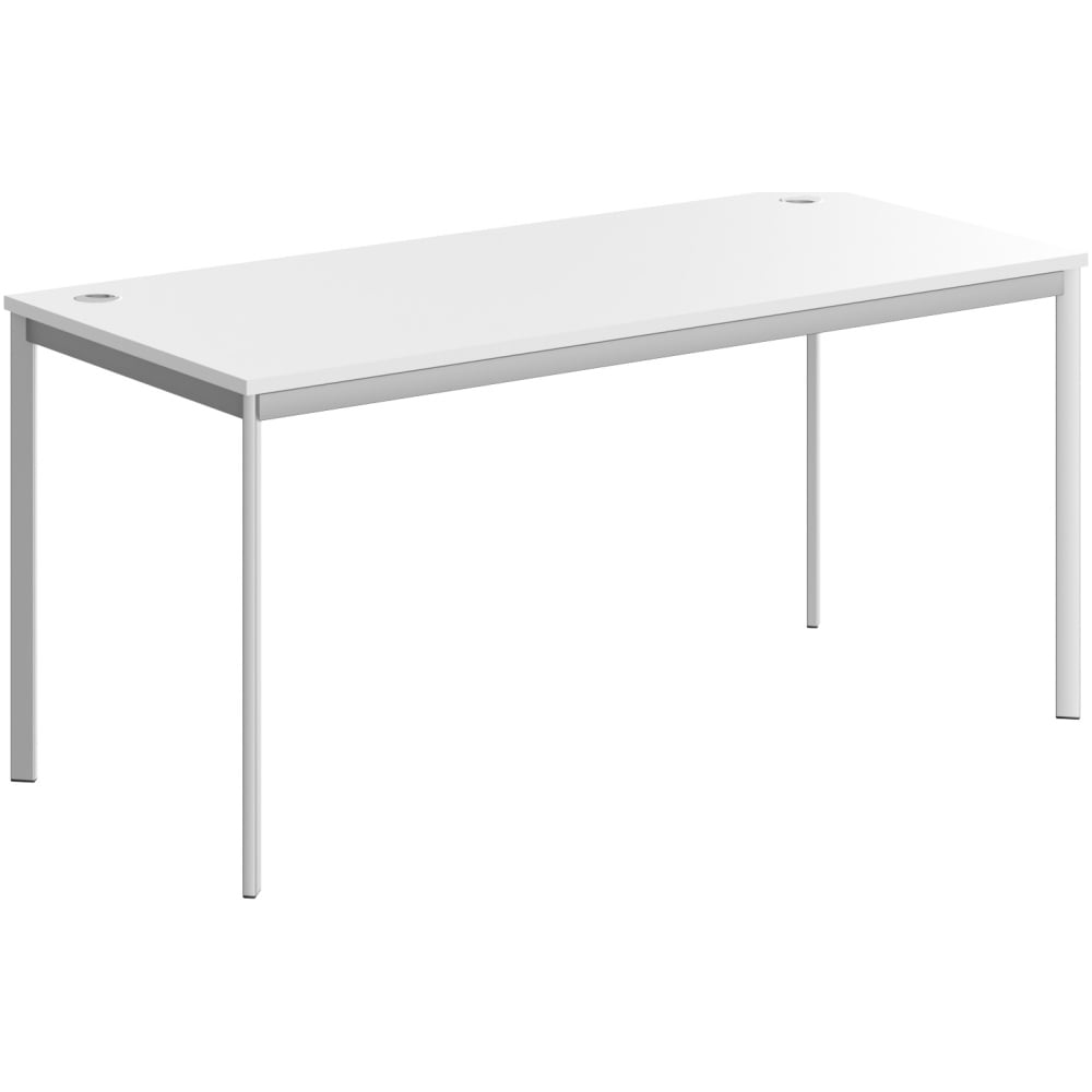 Изображение товара Письменный стол Skyland СП-4S белый алюминий 1600x720x755 мм