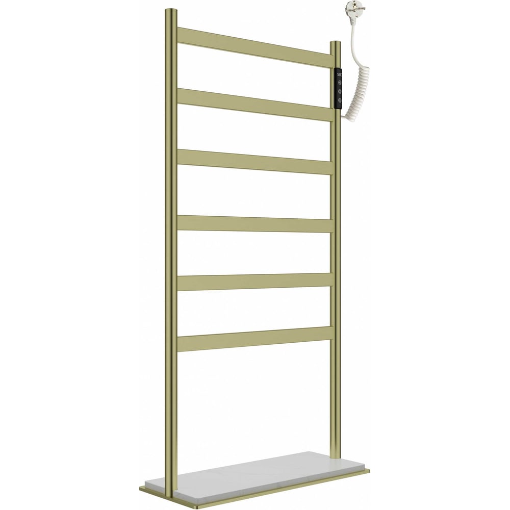 Изображение товара Электрический напольный полотенцесушитель Wonzon & Woghand WW-A406-BG брашированное золото