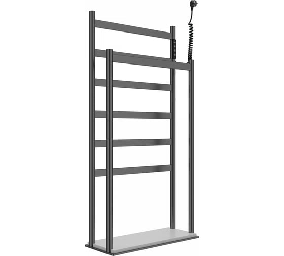 Изображение товара Полотенцесушитель электрический напольный Wonzon & Woghand темный графит WW-A407-GM