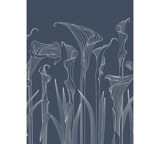 Изображение товара Фотообои ООО Ортограф KALLA LILIES BLUE 1,99x2,7 OF_34515