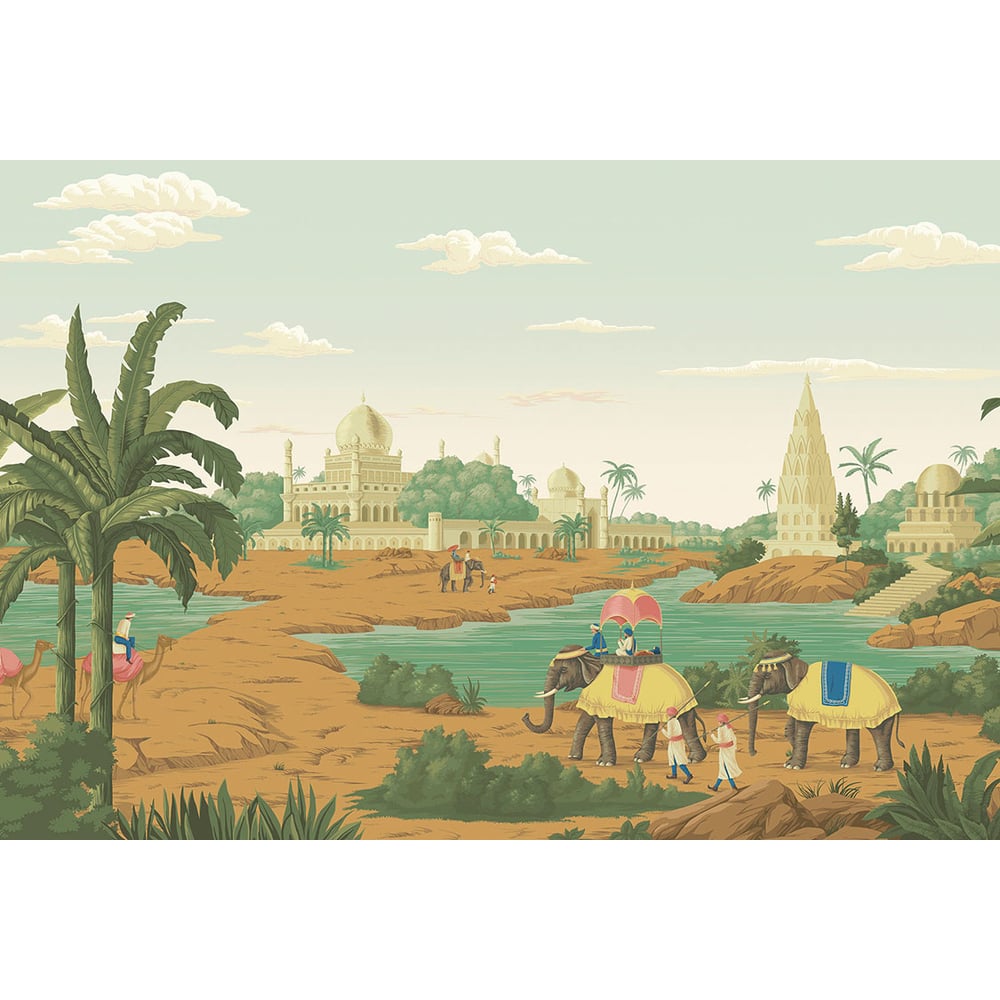 Изображение товара Фотообои ООО Ортограф ЗВУКИ ИНДИИ 3,93x2,7 для стен интерьера