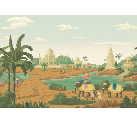 Изображение товара Фотообои ООО Ортограф ЗВУКИ ИНДИИ 3,93x2,7 OF_35441