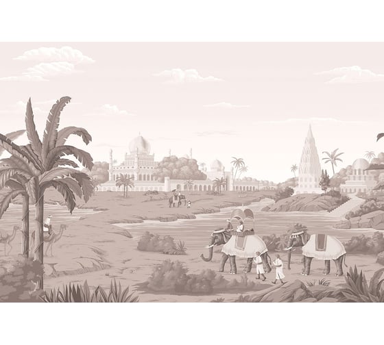 Изображение товара Фотообои ООО Ортограф УТРО В ЖИВОПИСНОЙ ИНДИИ 3,93x2,7 OF_35443