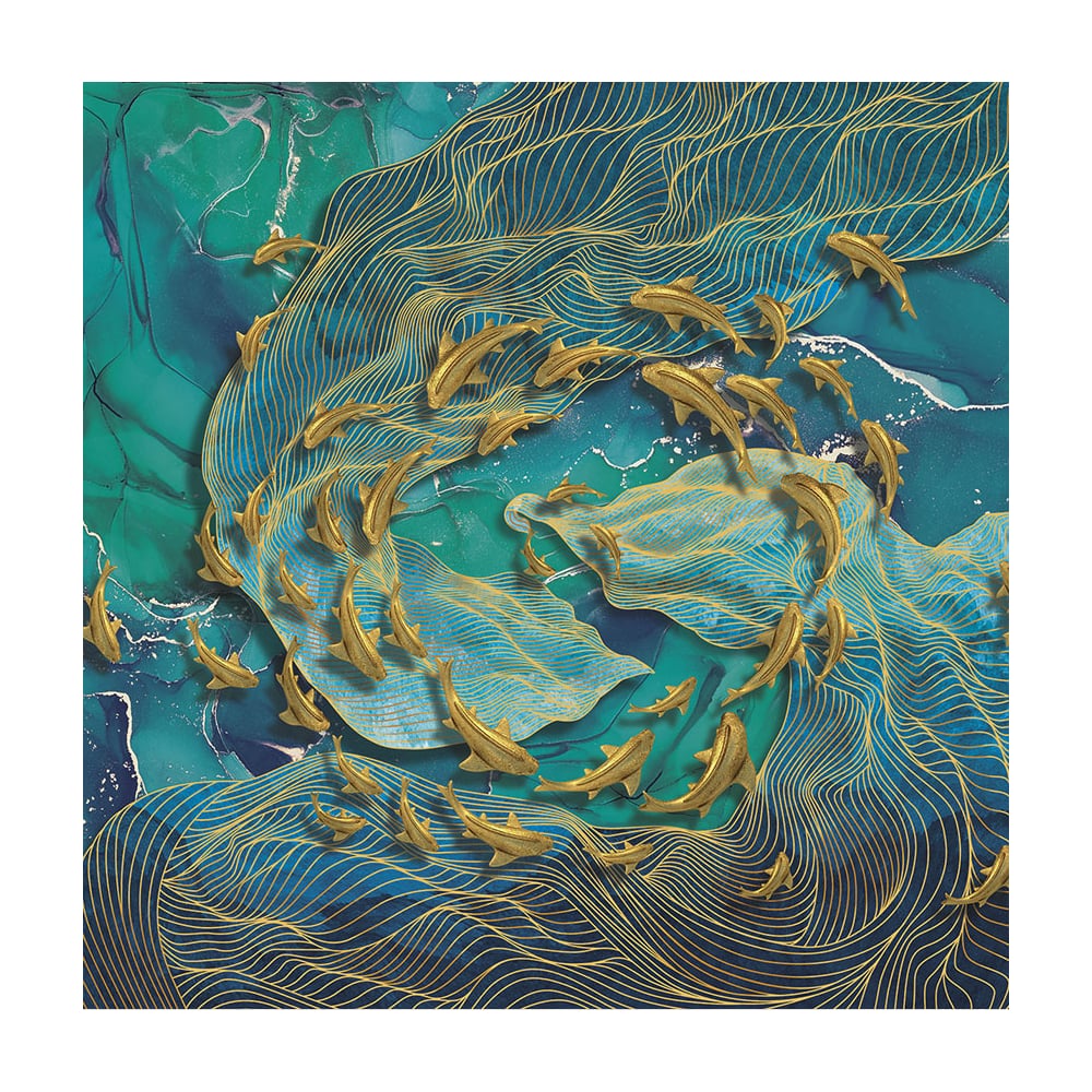 Изображение товара Фотообои ООО Ортограф GOLDFISH 2,96x3 OF_34560 прямое стыковка монтаж