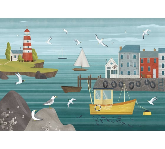 Изображение товара Фотообои ООО Ортограф МОРСКОЕ ПРИКЛЮЧЕНИЕ 3,93x2,7 OF_35276