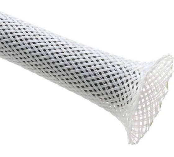 Изображение товара Кабельная оплетка Texplet змеиная кожа 2..5,5 мм белая (200 м) 15PET-3-W-200