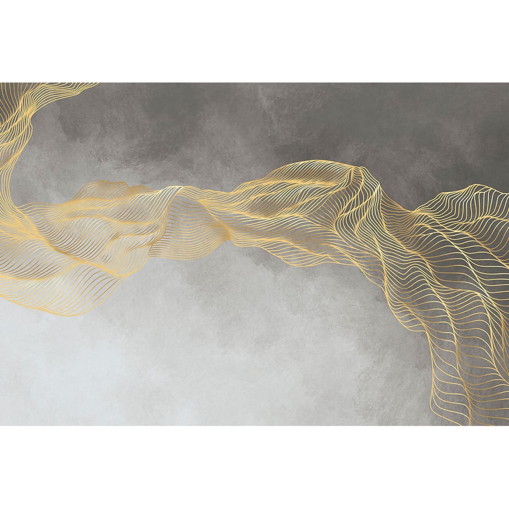 Изображение товара Фреска ООО Ортограф GOLDEN ABSTRACTION 4,0x2,7 декоративная штукатурка