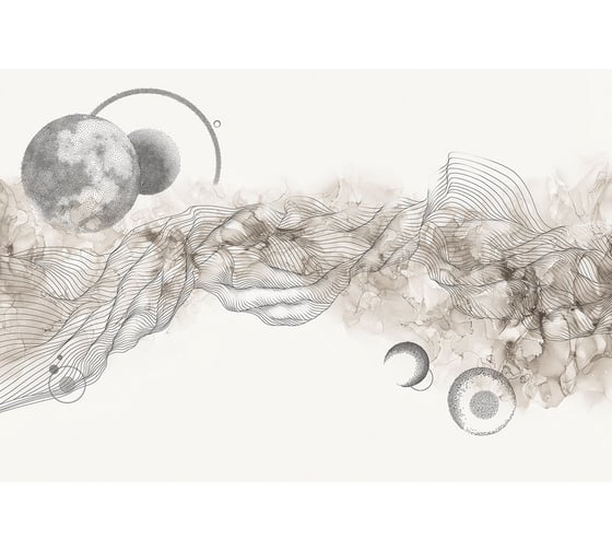 Изображение товара Фреска ООО Ортограф GEOMETRIC FLORA 4,0x2,7 FX_34541