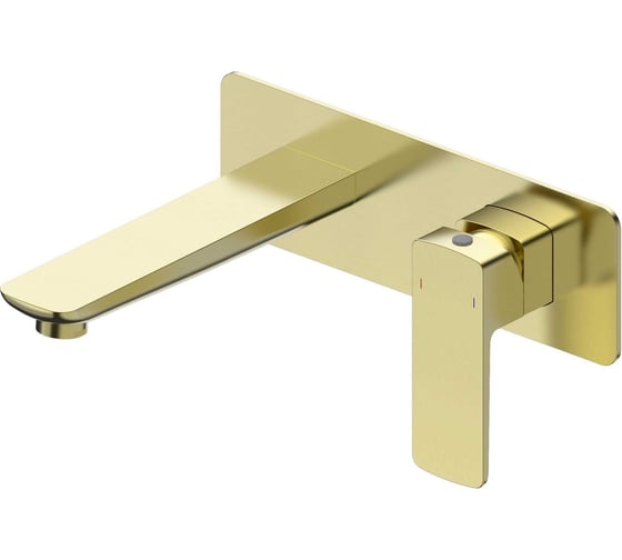 Изображение товара Смеситель для раковины встраиваемый Wonzon & Woghand брашированное золото WW-88869003-BG