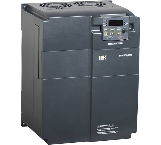 Изображение товара Преобразователь частоты IEK CONTROL-A310 380В 3Ф 15-18,5кВт 32-37A CNT-A310D33V15-18TELZ