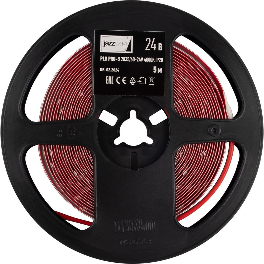 Изображение товара Светодиодная лента Jazzway PLS PRO-5 2835/60-24В 4000K 5м IP20