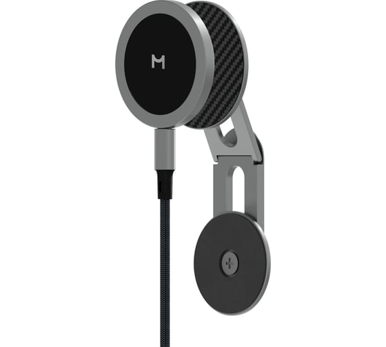 Изображение товара Держатель для телефона и беспроводное зарядное устройство MAGSSORY 2 в 1 Coin WCH007