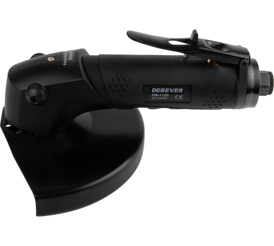 Изображение товара Угловая шлифовальная машина пневматическая DeBever 178 мм, рычажный тип, 7600 об/мин, 1.4 кВт DB-1120