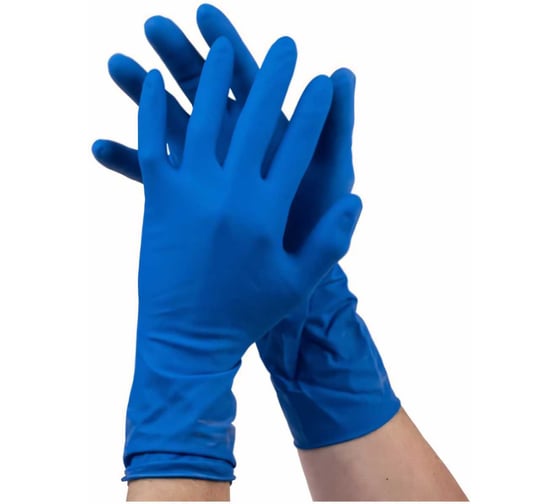 Изображение товара Хозяйственные латексные перчатки EcoLat Премиум 50 шт, размер XL 2326/XL