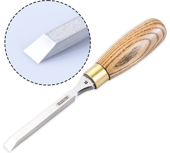 Изображение товара Стамеска Петроградъ серия Нева 10 мм М00023136