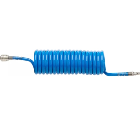 Изображение товара Шланг спиральный воздушный с быстросъемными соединениями (6x8 мм; 15 м) Hogert Technik HT4R892