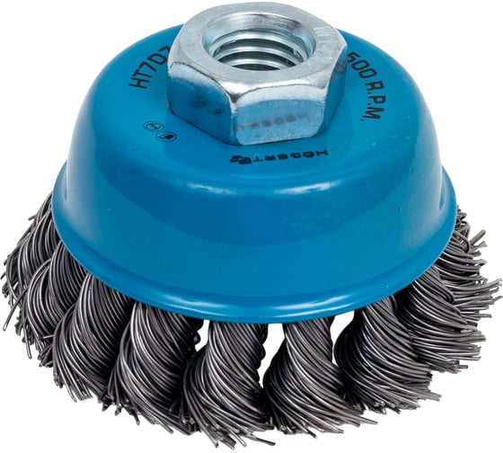 Изображение товара Корщетка чашечная (65 мм; М14; стальная плетенная проволока) Högert Technik HT7D734