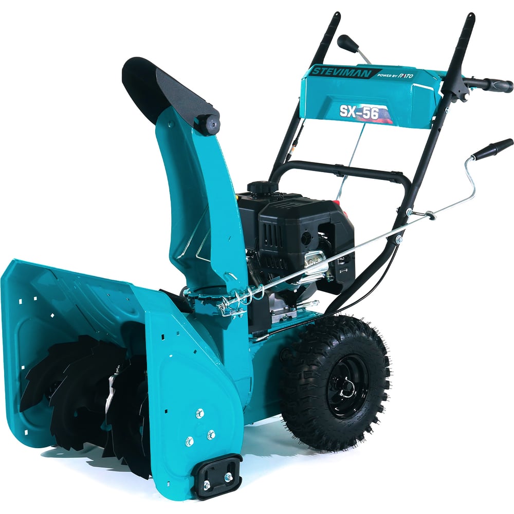 Изображение товара Бензиновый снегоуборщик Steviman SX-56 мощность 7 л.с. диаметр шнека 30 см