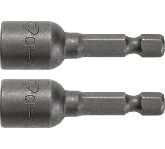 Изображение товара Насадка торцевая с магнитом (2 шт; 13 мм; 1/4"; CrV) Hogert Technik HT1S460