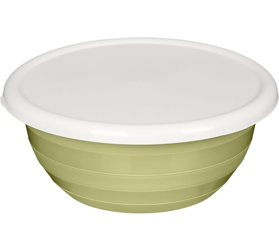 Изображение товара Миска Idiland Classic 3.2 л, с крышкой, зеленый 231114818/09