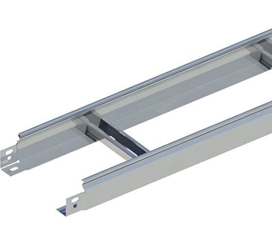 Изображение товара Лоток лестничный глухой ООО "СТАЛЬНЫЕ СИСТЕМЫ" LLG 100x50 (1,5мм) L=6000мм, горячий цинк LK22IY600-26