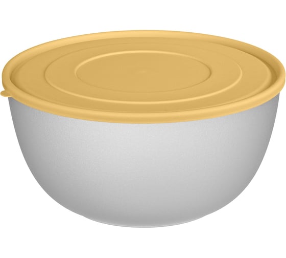 Изображение товара Миска Idiland Flexy 1.5 л, с гибкой крышкой, бледно-желтый 231114404/02