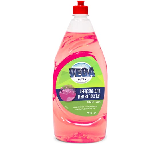 Изображение товара Средство для мытья посуды NeoLine VEGA бабл-гам 950 мл 140018