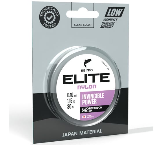 Изображение товара Монофильная леска SALMO Elite FLUORO COATED NYLON 030/022 4117-022